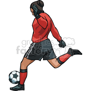 Soccer021c clipart. Commercial use image # 169820