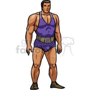 wrestling001 clipart. Commercial use image # 170227