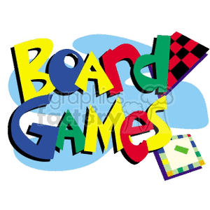 BOARDGAMES clipart. Royalty-free image # 170986