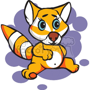 cartoon-fox clipart. Commercial use image # 171154
