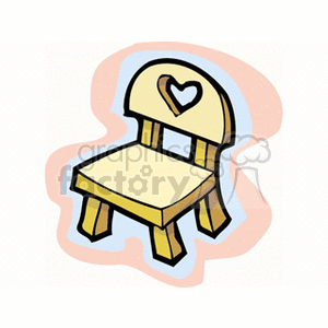   chair chairs wooden furniture  tabouret.gif Clip Art Toys-Games 