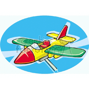   toy toys aiplanes airplane plane planes  toyplan2.gif Clip Art Toys-Games 