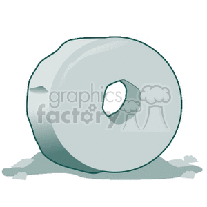 stone wheel clipart. Commercial use image # 171871