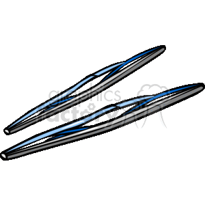 Windshield wiper blades clipart. Commercial use image # 172147