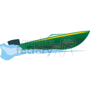   boat boats water  SKIBOAT01.gif Clip Art Transportation Land 