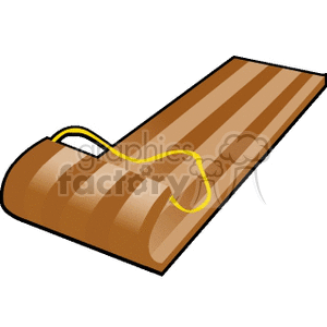 toboggan clipart. Commercial use image # 172399