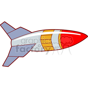 cartoon rocket clipart. Commercial use image # 173630