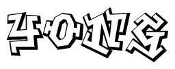 The clipart image features a stylized text in a graffiti font that reads Yong.