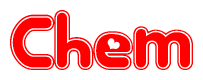 The image displays the word Chem written in a stylized red font with hearts inside the letters.