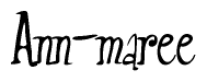 The image contains the word 'Ann-maree' written in a cursive, stylized font.