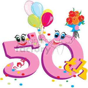 birthday birthdays anniversary anniversaries celebration celebrate 50 50th balloon balloons party parties
