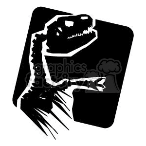 T-Rex dinosaur fossil clipart. Commercial use image # 371492