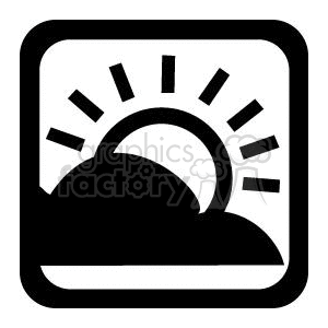 vector vinyl-ready vinyl ready clip art images graphics signage season seasons weather cloudy sun sunny icon black+white