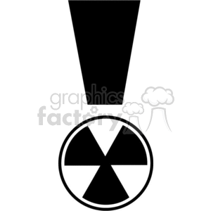 Hazard symbol clipart. Commercial use image # 371897