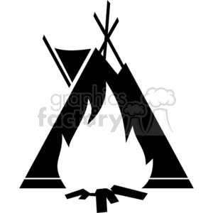 vector vinyl-ready vinyl ready clip art images graphics signage indian native american indians teepee teepees