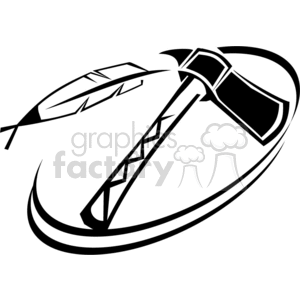 tomahawk clipart. Commercial use image # 371957