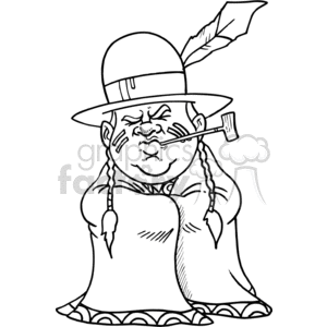 Native American clipart. Royalty-free image # 372162