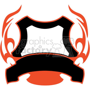 flaming template 089 clipart. Royalty-free image # 372820