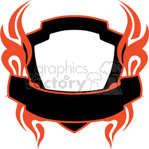 flaming template 018 clipart. Royalty-free image # 372830