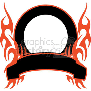flaming template 040 clipart. Royalty-free image # 372900