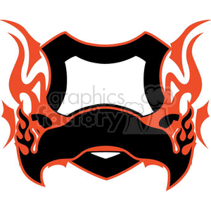 flame flames images vector vinyl-ready vinyl ready frame frames border borders logos mascot mascots banners signage cutter fire