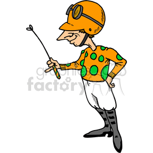 Horse jockey clipart. Commercial use image # 373519