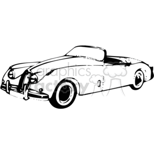 transportation vector vinyl-ready viny ready cutter clipart clip art eps jpg gif images black white car cars old antique antiques classic convertible convertibles auto automobile automobiles retro vintage tattoo