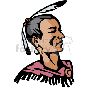 indian indians native americans western navajo face head man vector eps jpg png clipart people gif