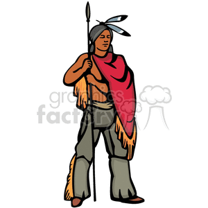 indians 4162007-149 clipart. Commercial use image # 374373