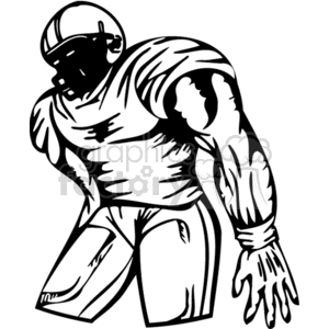 Football player 072 clipart. Royalty-free image # 374583