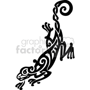 Lizard 38 clipart. Royalty-free image # 374669