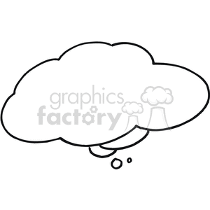 Thought bubble 4 clipart. Royalty-free image # 375063