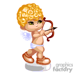 animated cupid clipart. Royalty-free image # 376025