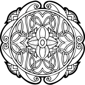 celtic design 0077w clipart. Royalty-free image # 376685