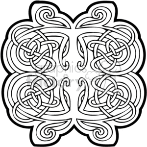 celtic design 0062w clipart. Royalty-free image # 376690
