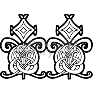celtic design 0019w clipart. Royalty-free image # 376700