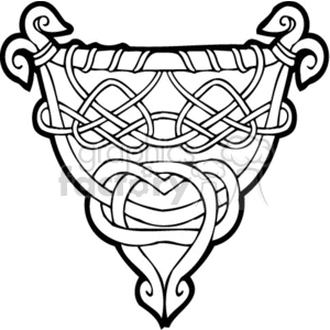 celtic design 0075w clipart. Royalty-free image # 376710