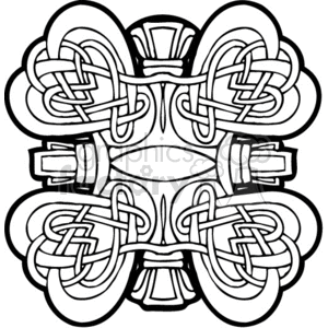 celtic design 0074w clipart. Royalty-free image # 376810