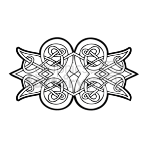 celtic design 0109w clipart. Commercial use image # 376825