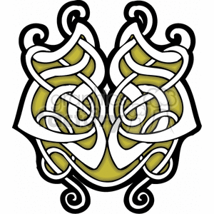 celtic design 0033c clipart. Royalty-free image # 376875
