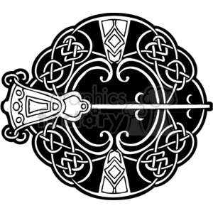 celtic design 0030b clipart. Royalty-free image # 376915