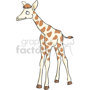 vector animals animal baby cute cartoon giraffe giraffes