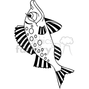 a fish that swims upside down clipart. Royalty-free image # 377418