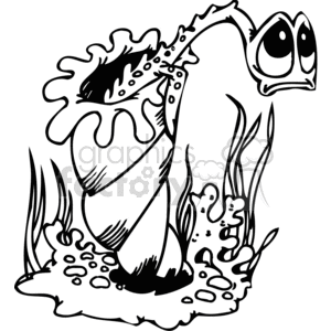 sad sea snail clipart. Royalty-free image # 377473
