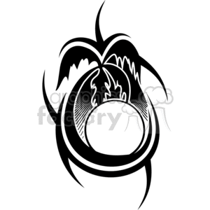  bat wings tattoo design clipart. Royalty-free image # 377647