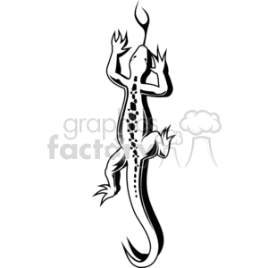 Lizzard tattoo  clipart. Royalty-free image # 377732