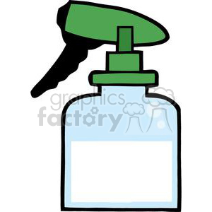 Gardening water spray bottle clipart. Commercial use image # 379696