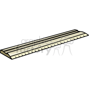 Cartoon ruler  clipart. Commercial use image # 382664