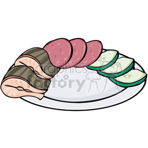 food plate clipart. Commercial use image # 383085
