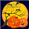 animated cartoon funny cute Halloween night pumpkins bats scary jack o'lantern 